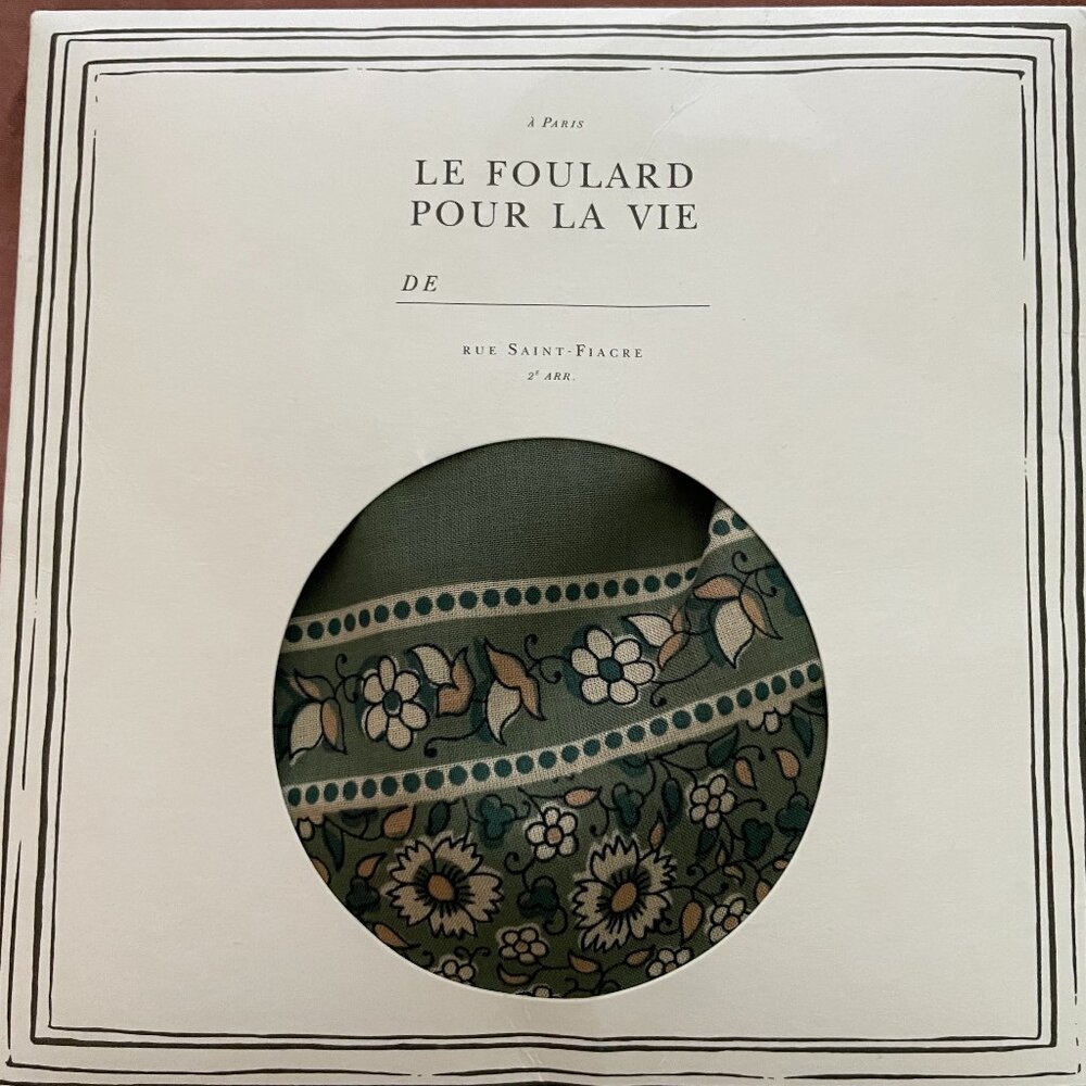 Sezane printed scarf